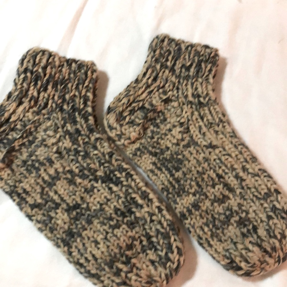 Brand New Hand Knitted Men’s Booties (socks).